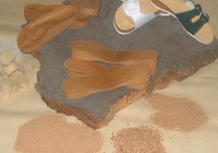 Componenti di sughero per calzolai